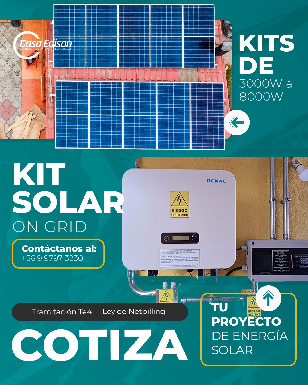 Kit de Energia Solar Ongrid cotiza